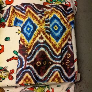 Colorful Geometric Pattern Shirt